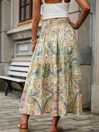 All-matching Slim Fit Pleated High Waist Long Skirt