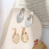 Hollow Double Hoop Earrings