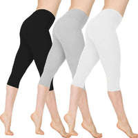 Large size solid color low-rise bottoming pants
