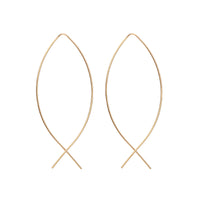 Metal Fishing Line Earrings