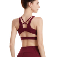 Beauty back shockproof sports bra