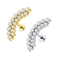 Titanium Nail Ear Bone Stud Welding Ball