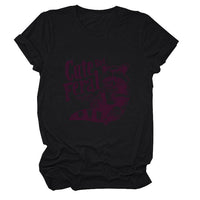 Guoli Printed Personality Round Neck Women's T-shirt