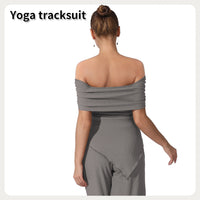 Women's Solid Color Off Shoulder Jumpsuits - Chic Angle