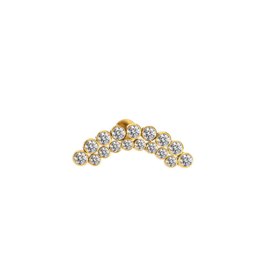 Titanium Nail Ear Bone Stud Welding Ball