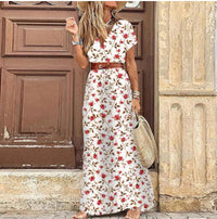 Seaside Beach Vacation Simia Printed Ladies Dress