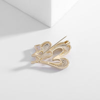 Pin Shawl Buckle Heart-to-heart Brooch