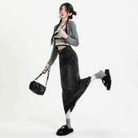 Fishtail Skirt High Waist Slimming A- Line Women