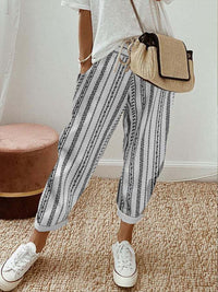 Women's Fashion Casual Drawstring Pocket Floral Floral Print Casual Jumpsuit