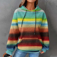 Winter Hooded Sweater Digital 3D Printing Casual Style