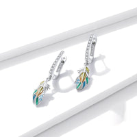 Aifule Irregular Round Earrings S925 Inlaid Customer Designed