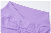 European And American Seamless Three-point Sports Shorts Women's Peach Hip Raise - Chic Angle
