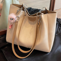 Bag For Class Women's Large Capacity Versatile Shoulder Bag College Student Commuter Tote