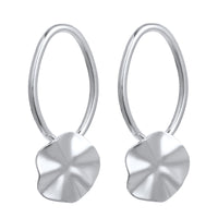 Irregular Oval Earrings Temperament Cold Wind Earrings
