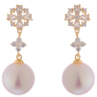 Retro Minority Shining Pearl Stud Earrings