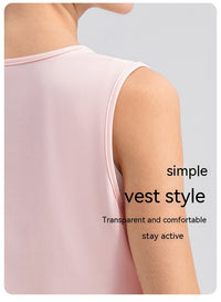 Fine Yarn Women's Summer Lightweight Breathable Yoga Vest