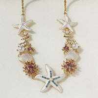 Fashion Starfish Shell Clavicle Chain Female - Chic Angle
