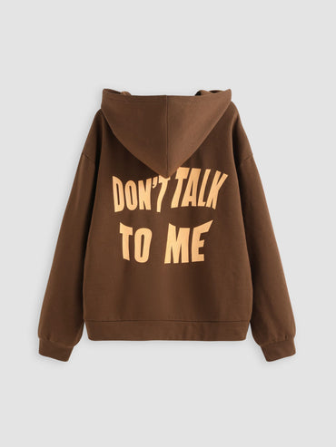 Casual Loose Long -sleeved Hooded Sweater