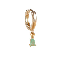 Micro Inlaid Zircon Drop-shaped Colorful Crystals Earrings