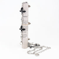 Waist Chain Female Korean Version Butterfly Drop Glue Diamond Personality Chain Hollow Rose Pendant Collocation Dress All Match