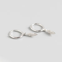 Women's Fashionable All-match Simple Leaf Earrings