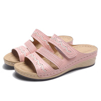 Women's Retro Wedge And Wispy Large Size Casual Sandals