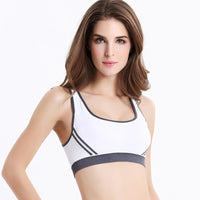 No steel ring cross beauty back bra