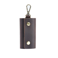First Layer Cowhide Coin Purse Car Multifunctional Keychain