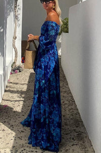 Women's Printed Large Swing Maxi Dress