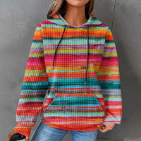 Winter Hooded Sweater Digital 3D Printing Casual Style