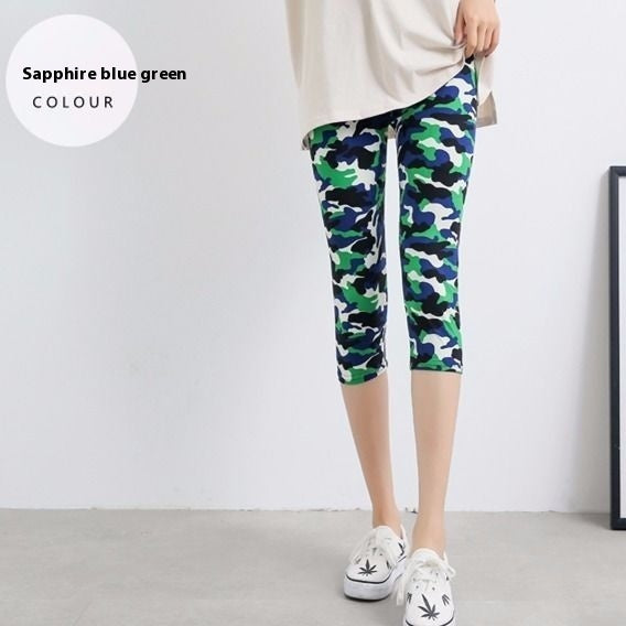Summer Elastic Thin Slimming Cropped Pants