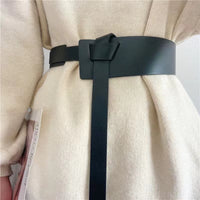 Fashion Women's Wide Belt No Punch Belt Decorative Coat Western Dress Waist Wide Belt