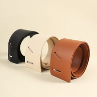 Fashion Women's Wide Belt No Punch Belt Decorative Coat Western Dress Waist Wide Belt