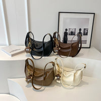 Fashion Trendy One-shoulder Messenger Bag Simple Niche Pu