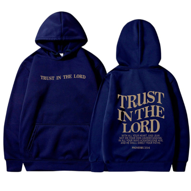 Letter Printed Hoodie Sports Long Sleeve Hoodie