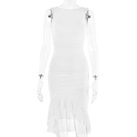 European And American Women's Clothing Midi Dress