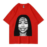 Women's Retro Short Sleeve Top Hip Hop T-shirt - Chic Angle