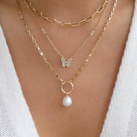 Chain Necklace Multi-layer Twin Necklace Women's Fashion - Chic Angle