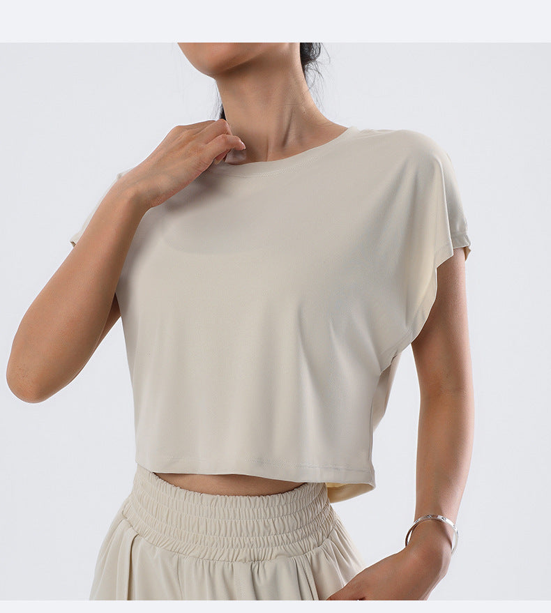 Summer Thin Minimalism Top Women's Quick-drying T-shirt - Chic Angle