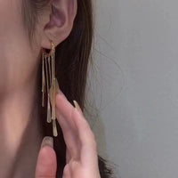 Long Fringe Earrings Special-interest Design Women - Chic Angle