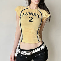 Slim-fit Basic Simple T-shirt Top - Chic Angle