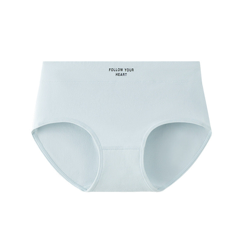 Printed Cotton Mid Waist Underwear Cotton Crotch - Chic Angle
