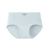 Printed Cotton Mid Waist Underwear Cotton Crotch - Chic Angle
