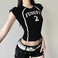 Slim-fit Basic Simple T-shirt Top - Chic Angle