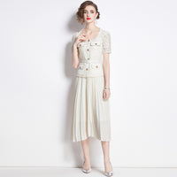 Lace Embroidery Dress Women