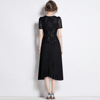 Lace Embroidery Dress Women