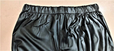 Matte Leather Leggings With High Elasticity