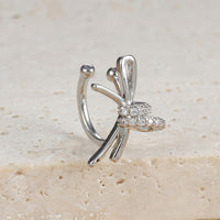 Bow Earrings Women's Fashion Multi-layer Twin