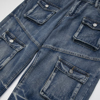 Punk High Street Fashion Design Sense Niche Tie-dye Loose Straight Trousers Men And Women