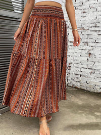 All-matching Slim Fit Pleated High Waist Long Skirt